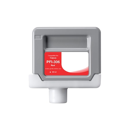 Cig WF Non-OEM New Red Wide Format Ink Cartridge for Canon PFI-306 WCPFI306R